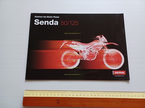Derbi Senda 50 - 125 depliant italiano originale