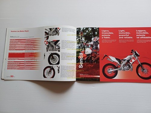 Derbi Senda 50 - 125 depliant italiano originale