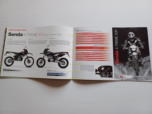 Derbi Senda 50 - 125 depliant italiano originale