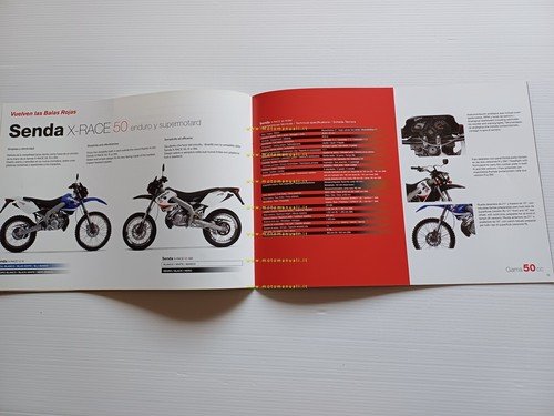 Derbi Senda 50 - 125 depliant italiano originale