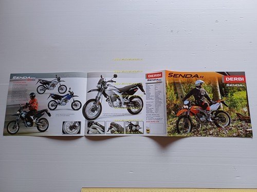 Derbi Senda SM 125 4T depliant spagnolo originale