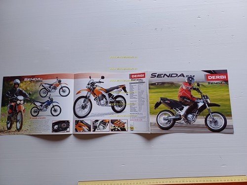 Derbi Senda SM 125 4T depliant spagnolo originale