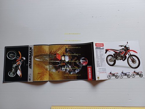Derbi Senda Xtreme 50 R 2004 depliant spagnolo originale
