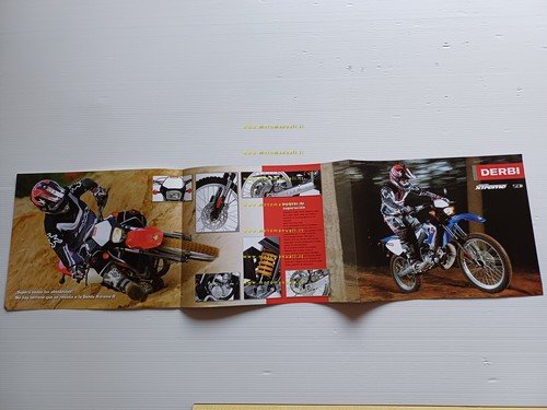 Derbi Senda Xtreme 50 R 2004 depliant spagnolo originale