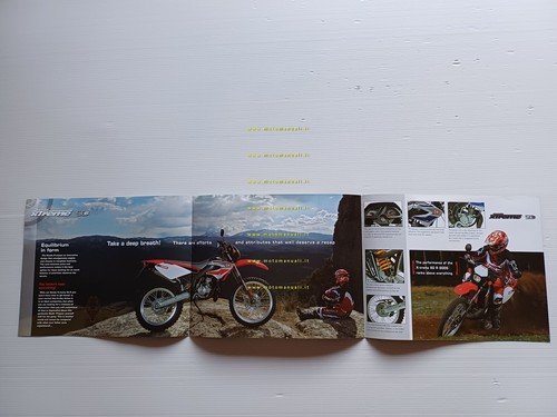 Derbi Senda Xtreme 50 R 2005 depliant inglese originale