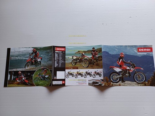 Derbi Senda Xtreme 50 R 2005 depliant inglese originale