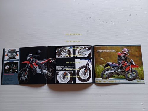 Derbi Senda Xtreme 50 SM 2003-4 depliant spagnolo originale