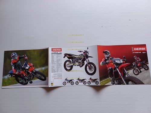 Derbi Senda Xtreme 50 SM 2003-4 depliant spagnolo originale