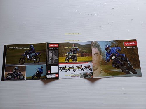 Derbi Senda Xtreme 50 SM 2005 depliant inglese originale