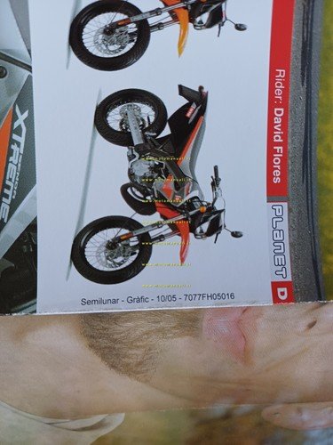 Derbi Senda Xtreme 50 SM 2005 depliant inglese originale