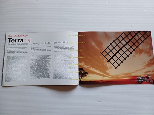 Derbi Terra 125 2009 depliant italiano originale