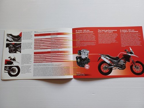 Derbi Terra 125 2009 depliant italiano originale
