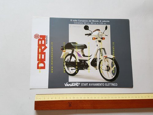 Derbi Variant 50 A.E. 1991 depliant italiano originale