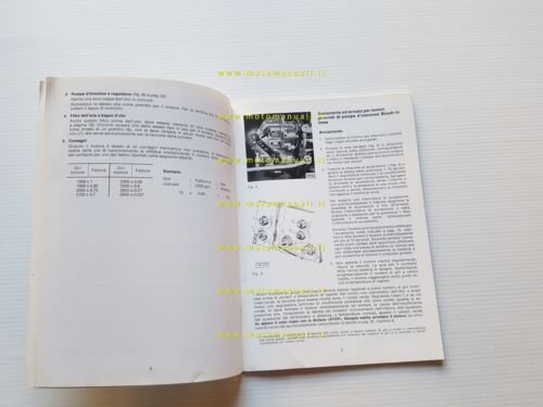 DEUTZ Motore F 3-6 L 912 1974 manuale uso manutenzione …