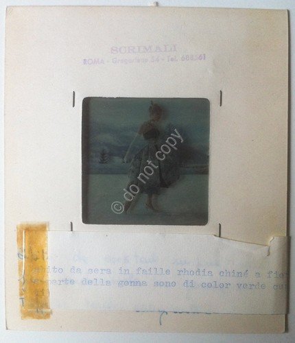 Diapositiva 6x6 - fotografo F. Scrimali - Abito da sera … | Immagine Gallery 2