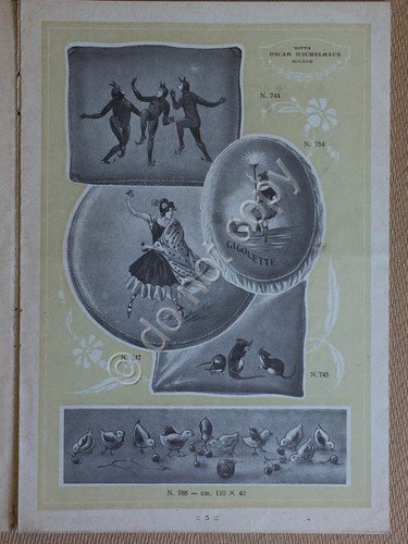 Ditta Oscar Wichelhaus - Catalogo Disegni e Accessori Ricamo - … | Immagine Gallery 2