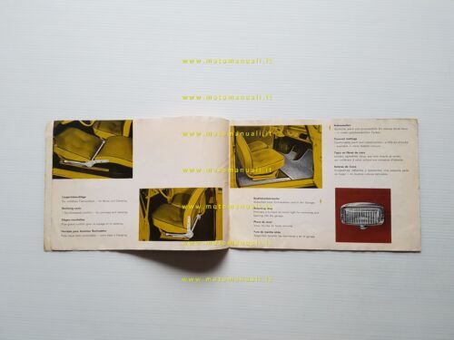 DKW Junior catalogo accessori speciali depliant originale