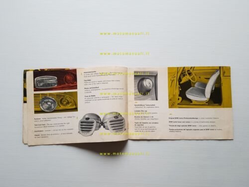 DKW Junior catalogo accessori speciali depliant originale