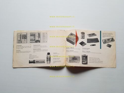 DKW Junior catalogo accessori speciali depliant originale