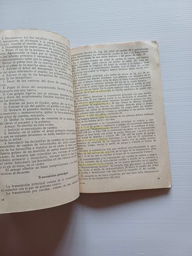 DNEPR MT10-36 650 Sidecar manuale uso manutenzione libretto originale spagnolo