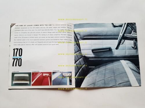 Dodge Lancer modelli serie 170-770 1960 depliant brochure originale USA