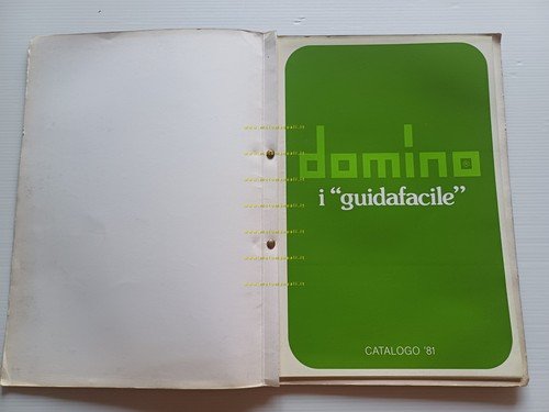 Domino catalogo generale produzione leve - comandi 1981 originale