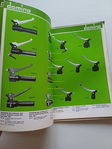 Domino catalogo generale produzione leve - comandi 1981 originale