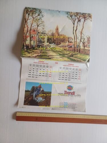 Dondi Macchine Agricole calendario 1968 italiano originale completo