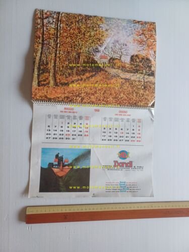 Dondi Macchine Agricole calendario 1968 italiano originale completo