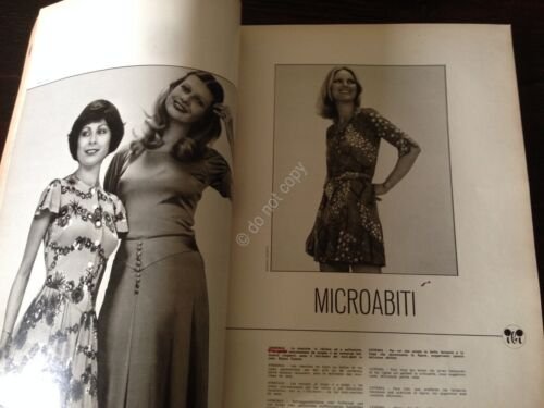 DONNE ELEGANTI Rivista Magazine Speciale moda Estate 1972 senza cartamodello