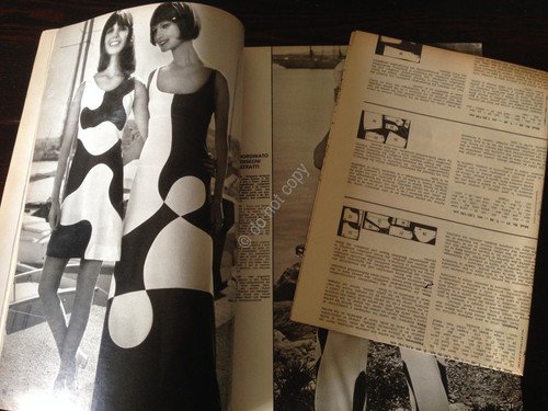 Donne Eleganti Rivista Magazine Speciale moda Estate 1973 con cartamodello | Immagine Gallery 3