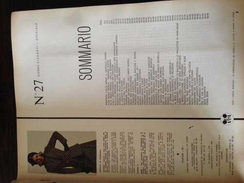 Donne Eleganti Rivista Magazine Speciale moda Inverno 1973 con cartamodello | Immagine Gallery 2