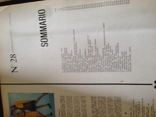 Donne Eleganti Rivista Magazine Speciale moda Primavera 1973 con cartamodello | Immagine Gallery 2