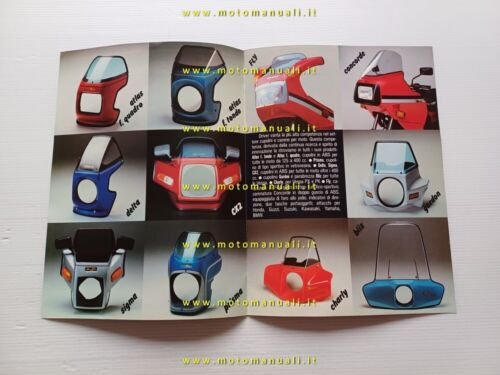 Driver catalogo cupolini accessori moto anni 70 depliant italiano originale