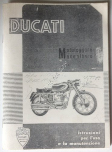 Ducati - Motoleggere Monoalbero - Istruzioni per uso e manutenzione … | Immagine principale