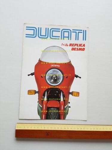 Ducati 1000 MIKE HAILWOOD REPLICA 1984 depliant ITALIANO originale