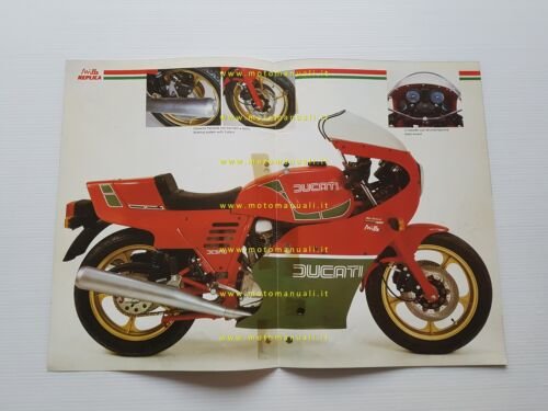 Ducati 1000 MIKE HAILWOOD REPLICA 1985 depliant ITALIANO originale