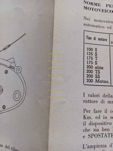 Ducati 125 - 175 - 200 supplemento per anticipo manuale …