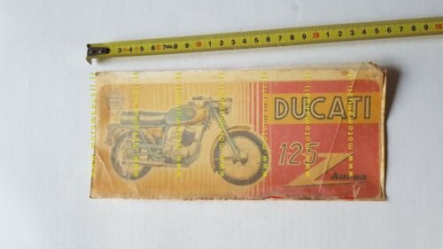 Ducati 125 Aurea 1961 vetrofania originale no depliant brochure window …