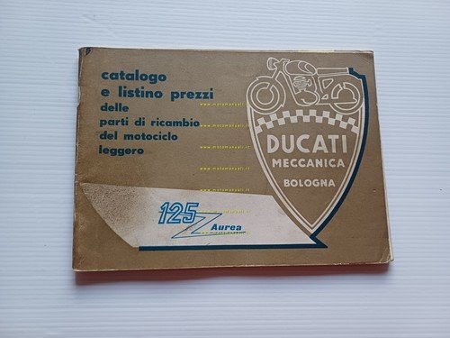 Ducati 125 Aurea catalogo ricambi originale italiano