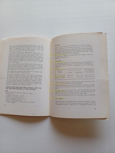 Ducati 125 Cadet 4 manuale uso manutenzione libretto originale INGLESE