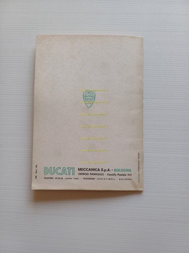 Ducati 125 Cadet 4 manuale uso manutenzione libretto originale ITALIANO