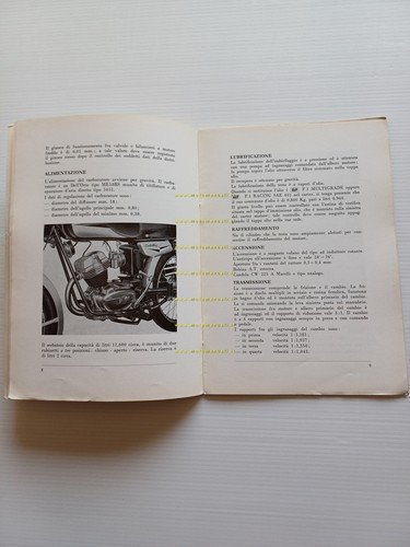Ducati 125 Cadet 4 manuale uso manutenzione libretto originale ITALIANO