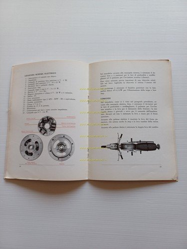 Ducati 125 Cadet 4 manuale uso manutenzione libretto originale ITALIANO