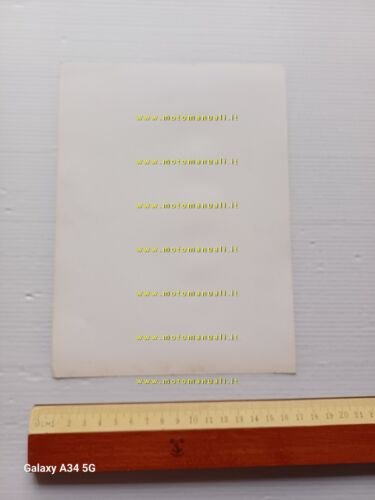 Ducati 125 Cadet/4 Motocross 1967 depliant originale ITALIANO moto brochure