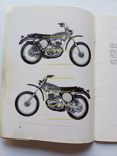 Ducati 125 Regolarit Enduro 1975 manuale uso libretto istruzioni originale