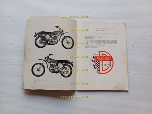 Ducati 125 Regolarit Enduro 1975 manuale uso libretto istruzioni originale