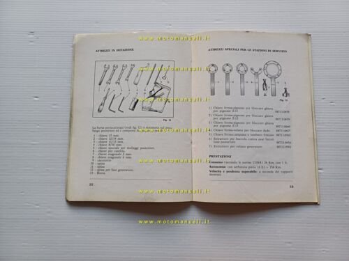 Ducati 125 Regolarit Enduro 1975 manuale uso libretto istruzioni originale