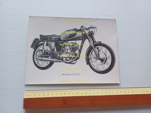 Ducati 125 Sport 1957 foto cartella stampa originale