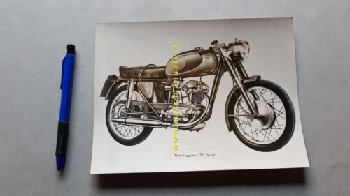 Ducati 125 Sport 1960 foto originale no depliant motorcycle brochure